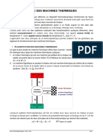 Chapitre 5 - ETUDE DES MACHINES THERMIQUES