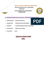 La Responsabilidad Social Universitaria (Rsu) - Zarela Maya Rojas