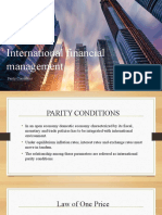 International Financial Management::parity Conditions