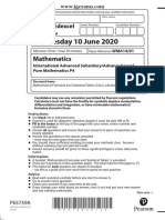 As Math June 2020 p4 QP