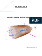 IB CHAPTER 7 and 12 - Atomic, Nuclear and Particle Physics