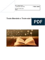 Aula 4 - Texto Literário e Não Literário