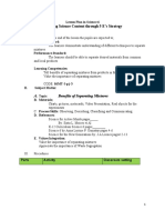 Lesson Plan Benefits of Separating Mixtures