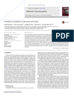 Art-2015 Evolution of Carbides in Cold-Work Tool Steels