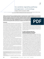 Following The Cytokine Signaling Pathway To Leukemogenesis: A Chronology