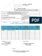 Form 1: Request: (A) LRN Approval (B) Enrolment W/Gap (C) Enrolment of Ineligible