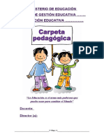 3° Grado - Carpeta Pedagógica