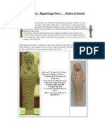 Ancient History - Egyptology Notes Radan Al Qasimi