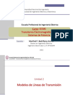 EE585 - Clase 4T1 - Características de Líneas de Transmisión 2022-I