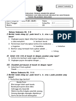 SOAL PTS GENAP KELAS 1 TEMA 5 - BI SBDP - 2022