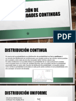 Distribución de Probabilidades Continuas - 2022