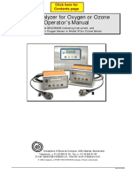 3600 Analyzer For Oxygen or Ozone Operator's Manual: Click Here For Contents Page