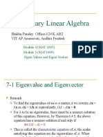 EigenValuesand EigenVectors