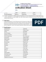 Technical Specification Sheet: Creatine Monohydrate