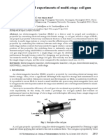 Design and Experiments of Multi-Stage Coil Gun System: Leesujeong@ynu - Ac.kr, Jinho@ynu - Ac.kr, Soohyun@ynu - Ac.kr