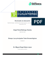 Ensayo Las Principales Tesis Gnoseológicas Buitrago Angie