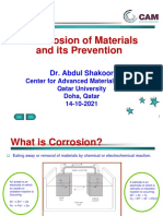 Corrosion of Materials and Its Prevention: Dr. Abdul Shakoor