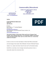 Massachusetts Register of Deeds John O'Brien and Forensic Mortgage Fraud Examiner Marie McDonnell Find Former Vice-Presidential Candidate Sarah Palin Is Victim of Potential Mortgage Fraud