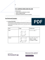 Chapter 13: Surface Area and Volume: Key Points and Concepts