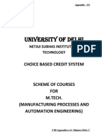 M.tech Manufacturing