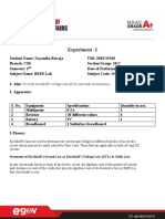 Experiment - 2: To Verify Kirchhoff's Voltage Law (KVL) and Study Its Limitations