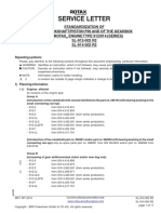 SL-912-002 - Standardization of The Crankshaft-Piston Pin and of The Gearbox For ROTAX Engine Type 912-914 (Series)