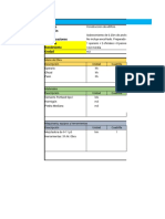 Plantilla de Analisis Precios Unitarios