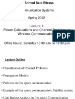 Lecture 1 Communication Systems