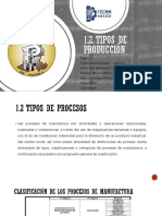 1.2 Procesos de Manufactura