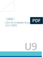 Libro de Novedades de Guardia Unidad 9