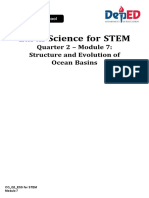 Earth Science For STEM: Quarter 2 - Module 7: Structure and Evolution of Ocean Basins