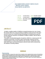 Missing Child Identification Using Face Detection