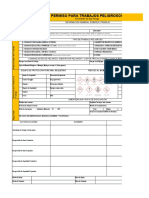 Permiso de Trabajo de Bajo Riesgo Listado