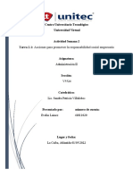 Tarea 2.1 Acciones para Promover La Reponsabilidad Social Empresaria - Administracion