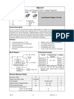 800ma Low Dropout Positive Voltage Regulator