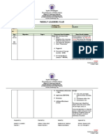 Department of Education: Weekly Learning Plan