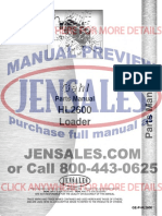 Gehl hl2600 Skid Steer Loader Parts Manual