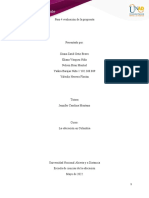 Paso 4. Evaluación de La Propuesta - Educacion en Colombia