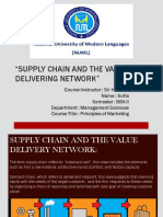 Supply Chain and The Value Delivering Network