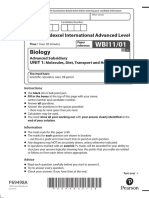 Biology: Pearson Edexcel International Advanced Level