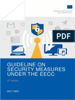 ENISA - Guideline On Security Measures Under The EECC - 4th Edition