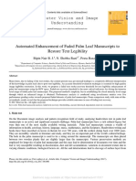 Automated Enhancement of Faded Palm Leaf Manuscripts To Restore Text Legibility