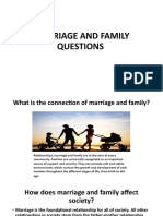 Marriage and Family Questions