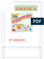 DIAGNÓSTICO MATEMÁTICA Cuarto Grado