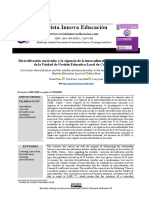 Diversificación Curricular y La Vigencia de La Interculturalidad en Los Docentes de La Unidad de Gestión Educativa Local de Collao-Ilave