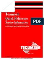 Tecumseh Quick Reference - Small Engine Discount