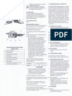 Baxter DuploSpray MIS Regulator Sheet 1 of 2