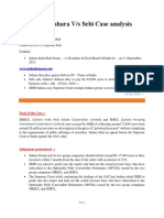 Title: Sahara V/s Sebi Case Analysis: Facts of The Case