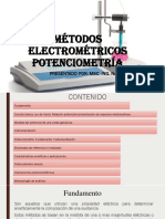 Métodos Electrométricos Potenciometría