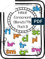 Initial Consonant Blends Mix Pack 3